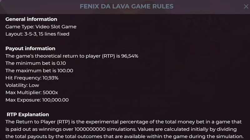 Fenix da Lava - fastir Mini, Minor, Major og Grand Jackpotar